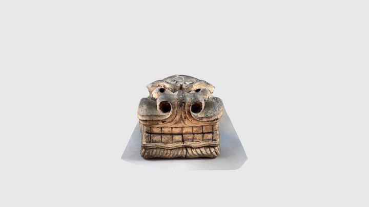 大町麦食い獅子 3D Model