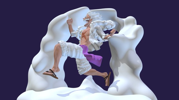 ZEUS White - One Piece Anime | 3D Print Model