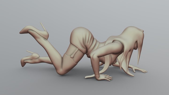 Sexy Girls 3D Model