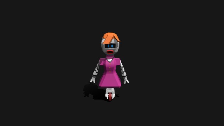 Mom Happy Idle 3D Model