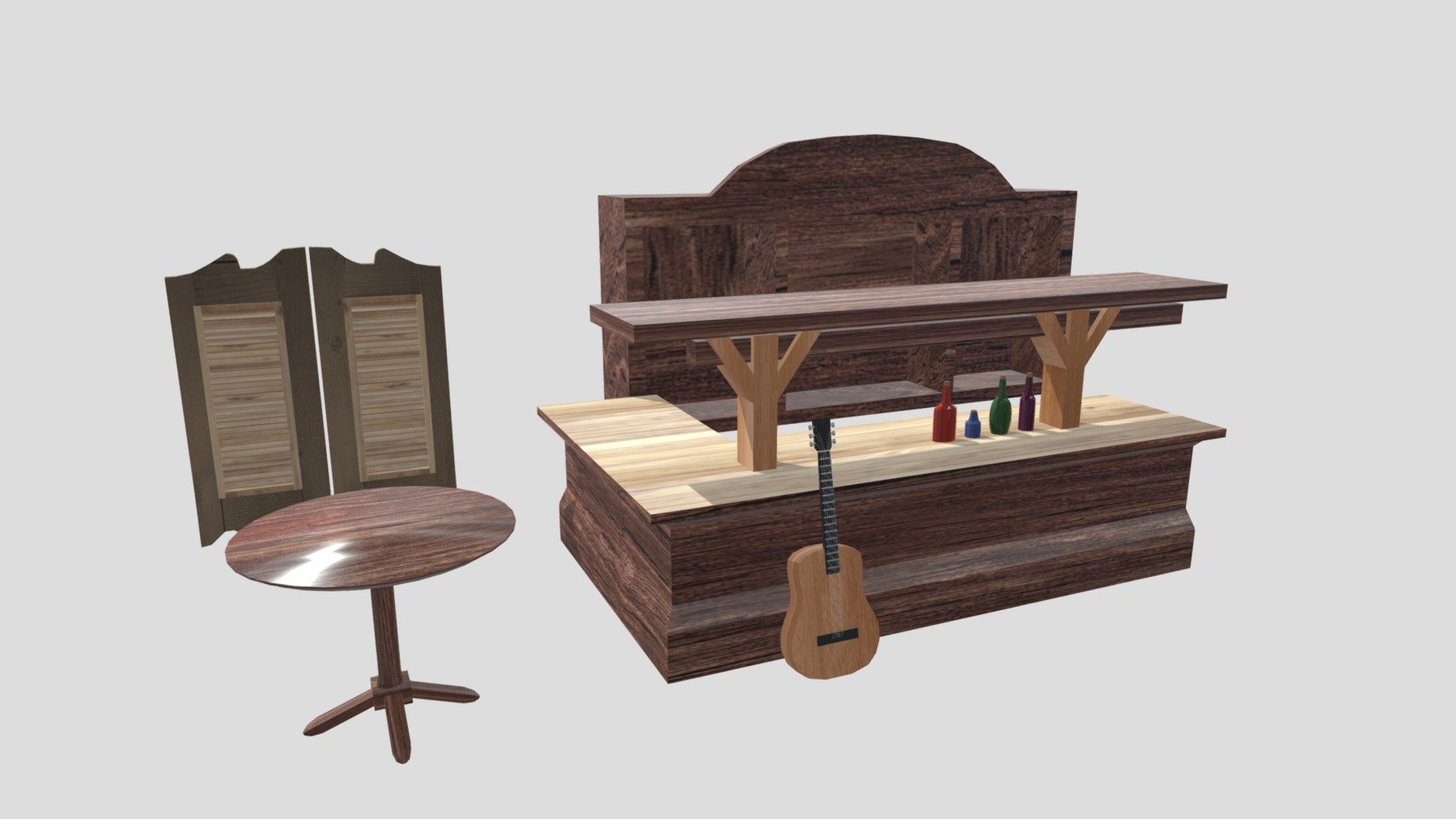 Saloon props? - Download Free 3D model by Little-Bee [5a3da8d] - Sketchfab