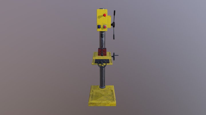 Column Drill 3D Model