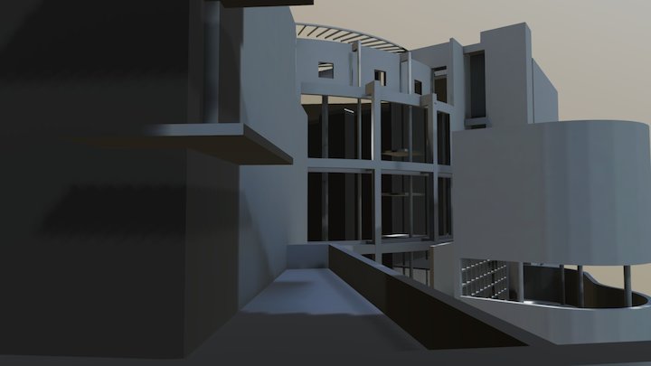 Museum Atlanta by Richard Meier 3D Model