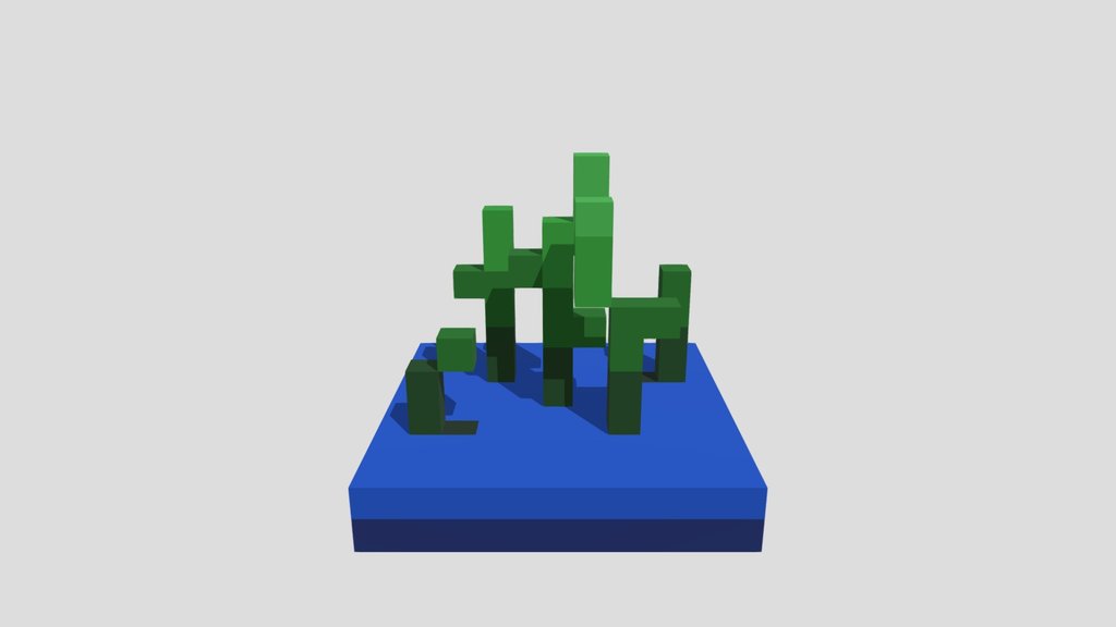 Seaweed - Voxel 32x32 (Animated)