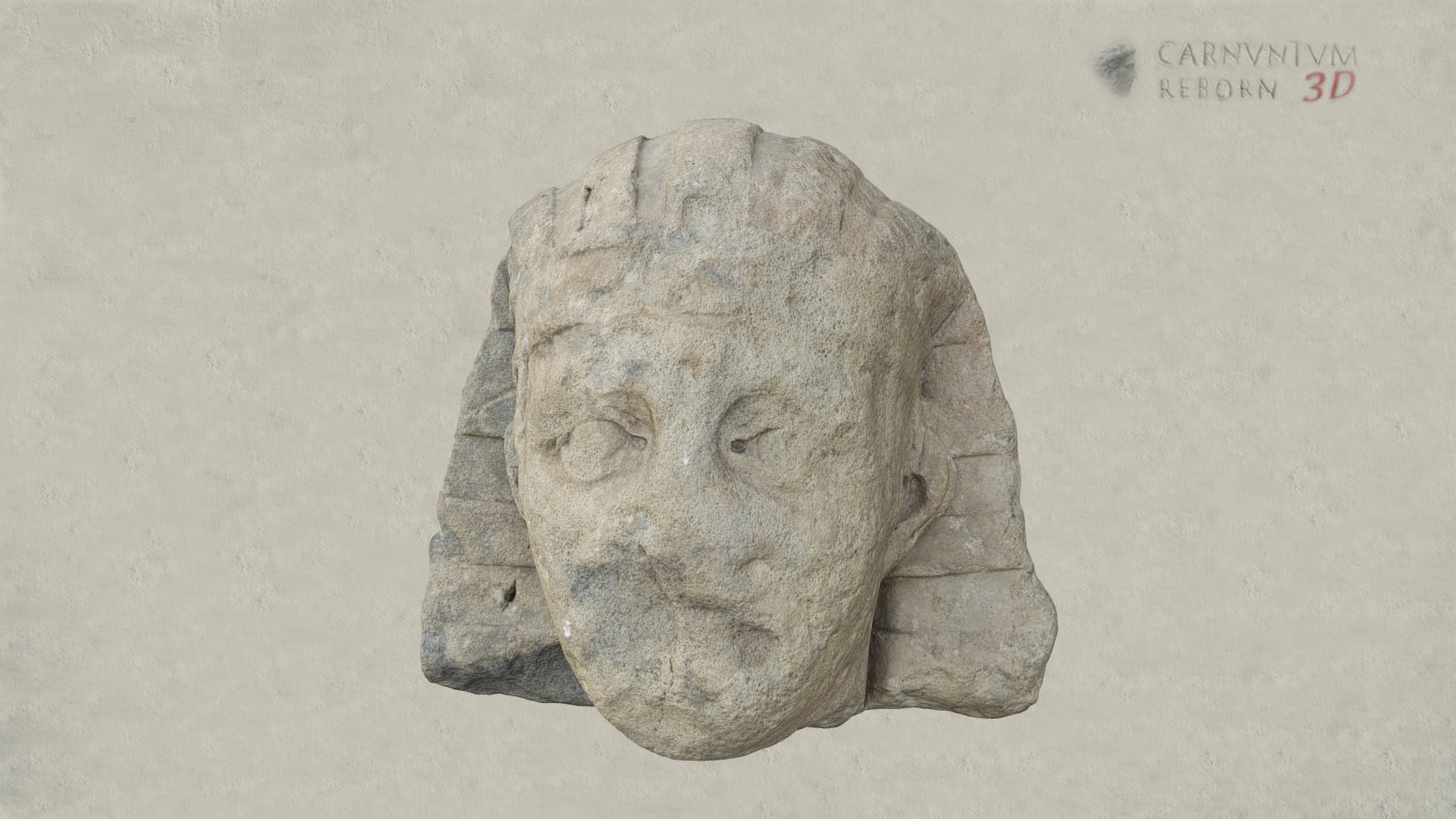 Kopf einer Kaiserstatue — Sketchfab embed 3D viewer