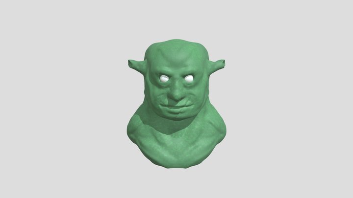 Shrek/Ogre sculpture 3D Model