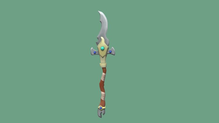 Spear World of Weaponcraft assignment 3D Model