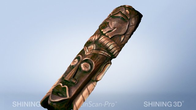 Mask scanned by #EinScan-Pro 3D Scanner