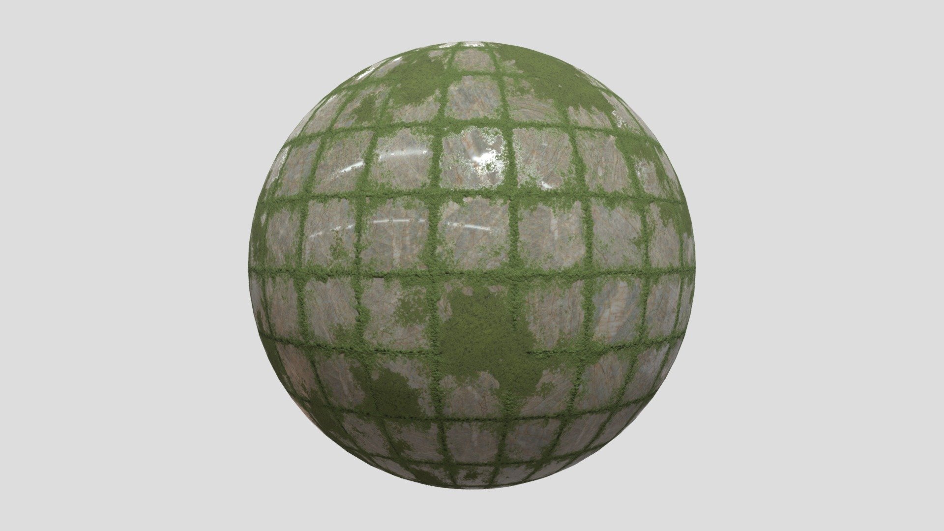 Tile Floor 003 V3 Mossy Buy Royalty Free 3D model by DATEC_Studio [5a40ed3] Sketchfab Store