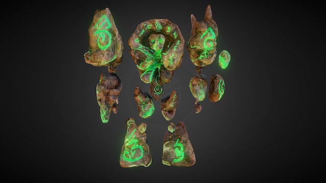 Warcraft Infernal Concept 3D Model