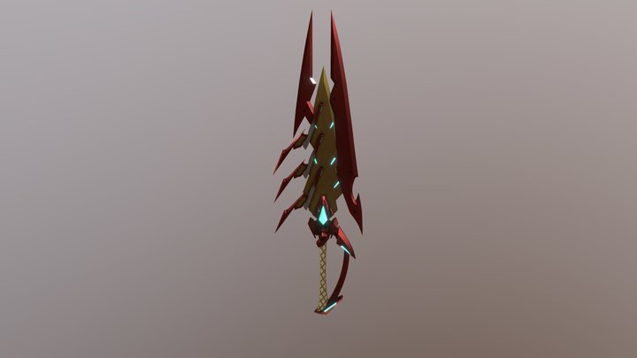 Xenoblade Chronicles 2 Pyra(Homura)'s Blade 3D Model