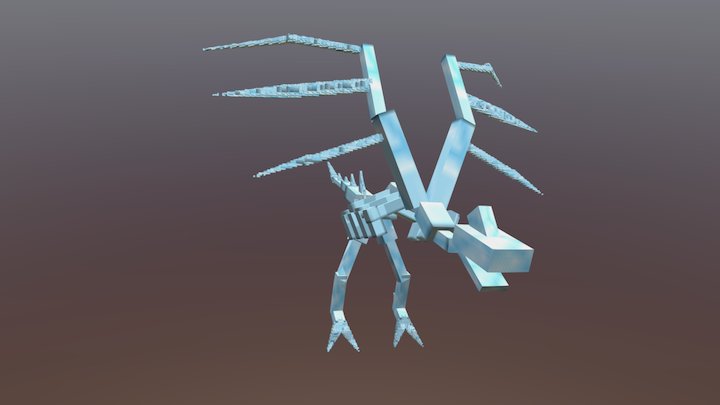 New Skeletal Wyvern 3D Model