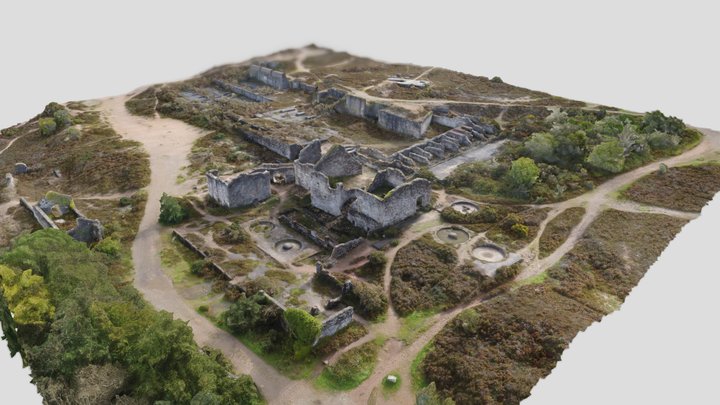 Poldice Mine, Cornwall 3D Model