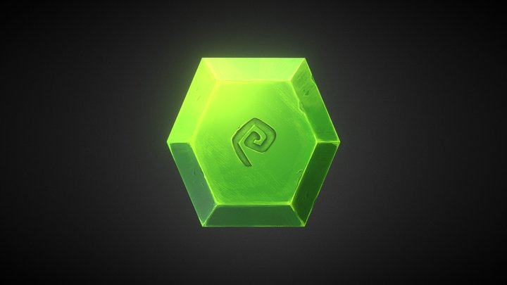 Green Gem 3D Model