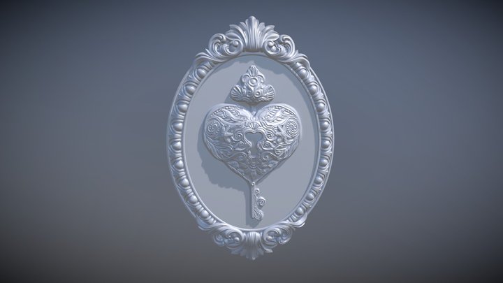 Heart_mold 3D Model