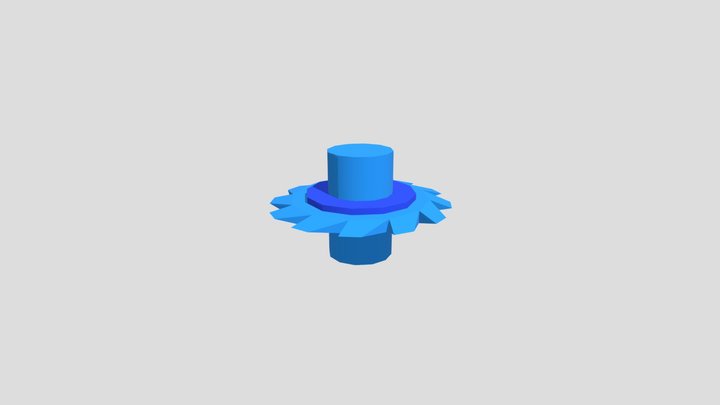 Rotating Saw Obstacle 3D Model