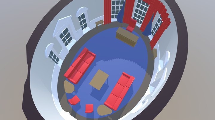 NET Oval Office Tarkka 3D Model