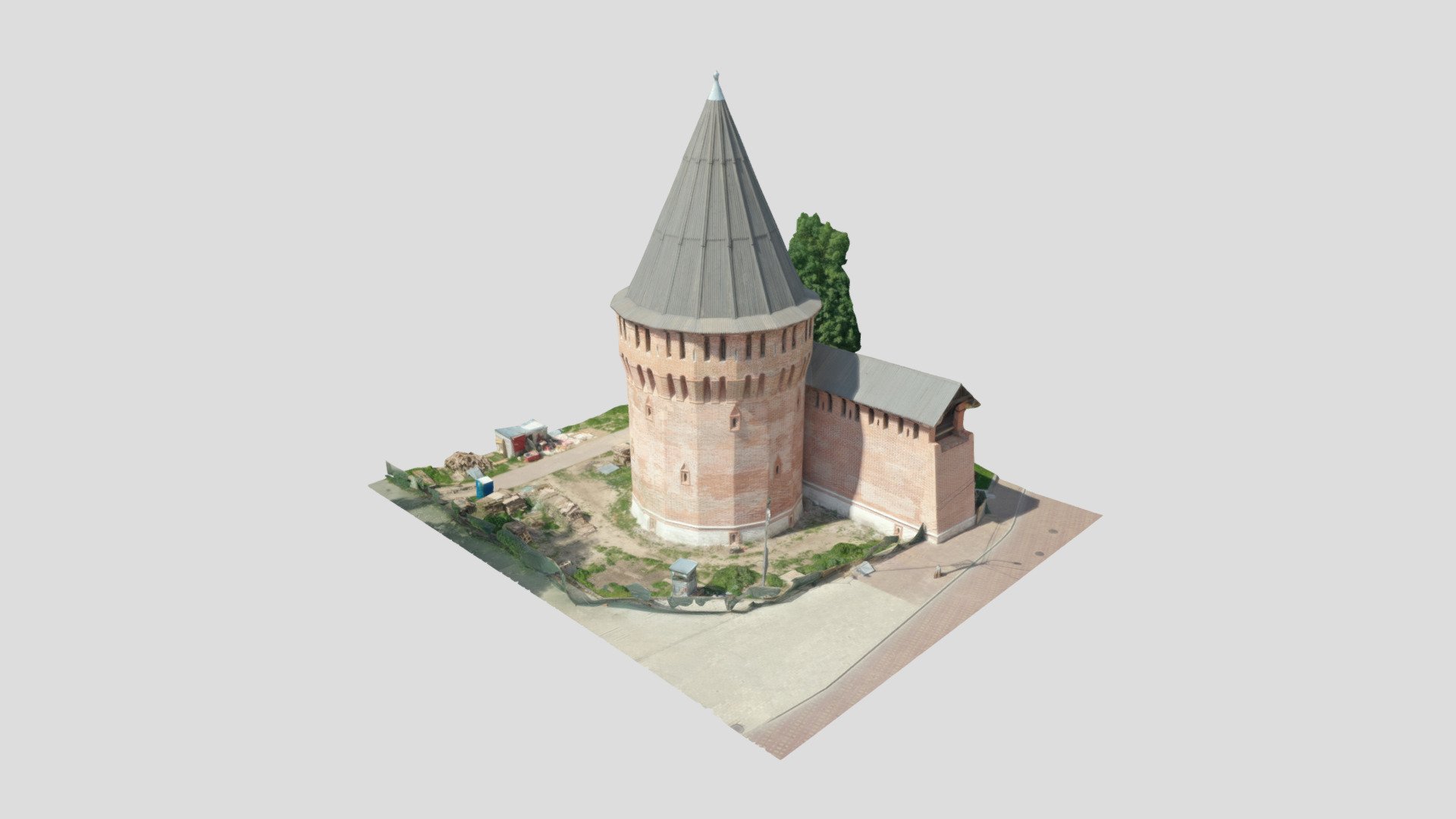 Башня Громовая, г. Смоленск - Download Free 3D model by #crurbanism ...