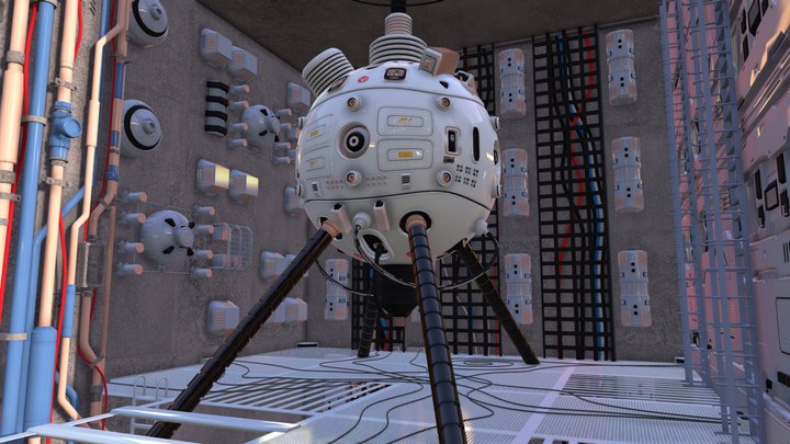 Artificial Intelligence Room – Kostenloses 3D-Modell STL