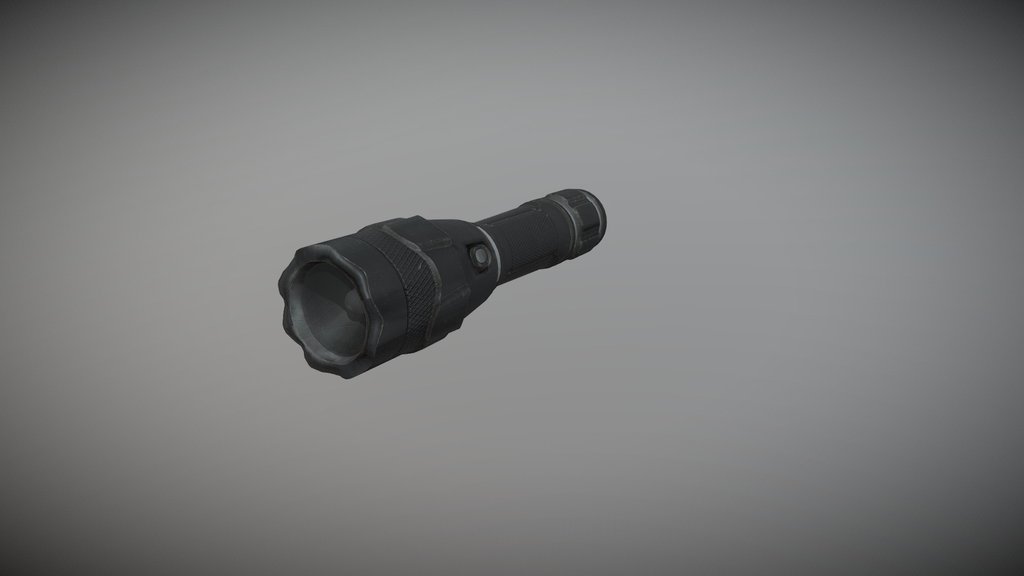 High-Quality Flashlight 3D Model