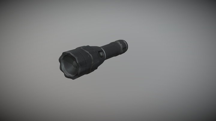 High-Quality Flashlight 3D Model – Free 3D Model STL