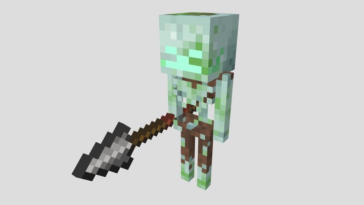 Mounts Of Mayhem Minecraft new concept mob 3D Model