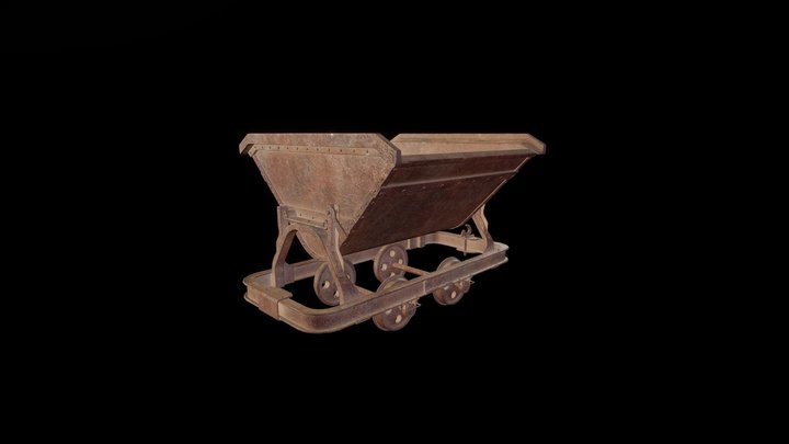 V-tipper Wagon 3D Model