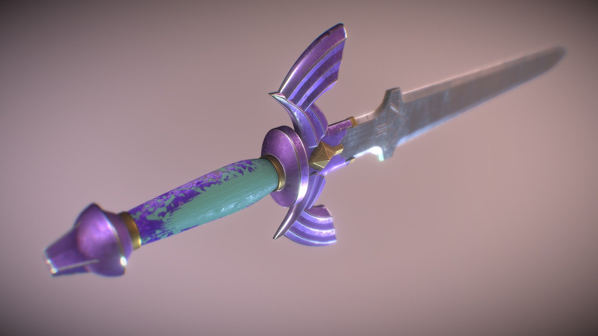 TLoZ Master Sword - 3D model by BlkS97 [5a4c7c4] - Sketchfab