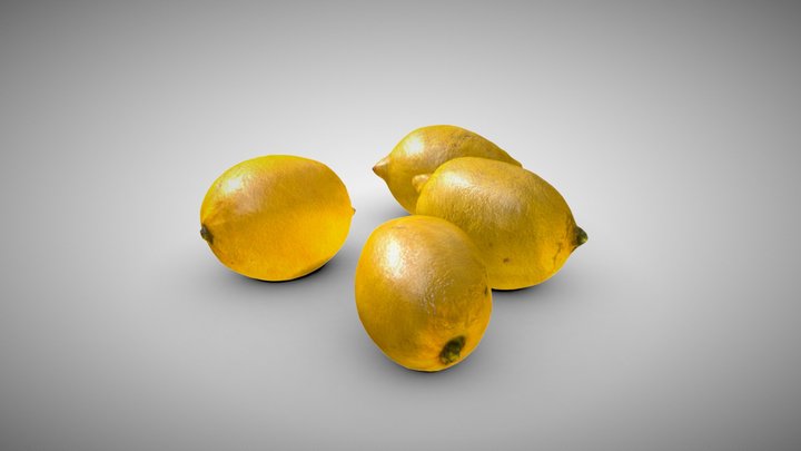 HQ Lemon scan | Game-ready asset| Free 3D Model