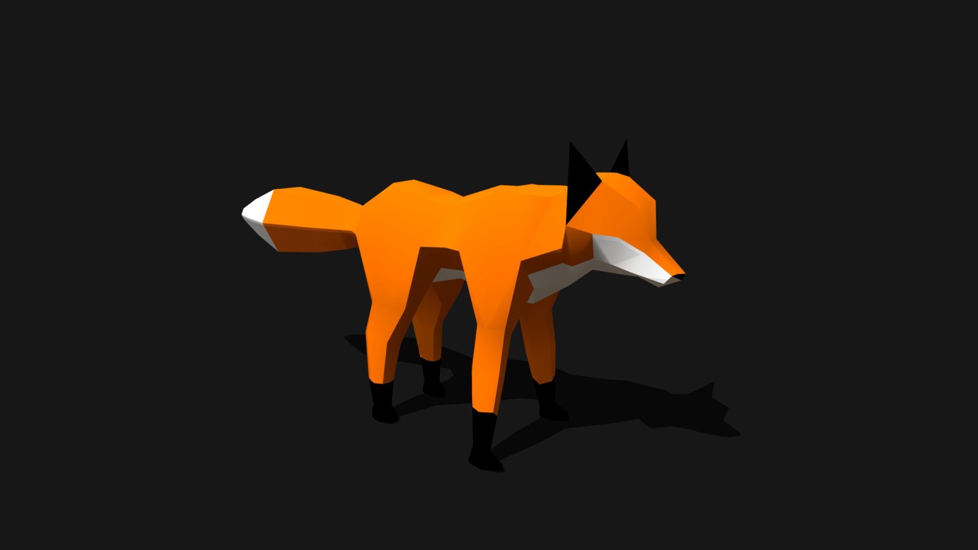 Fox - Lowpoly — Sketchfab embed 3D viewer