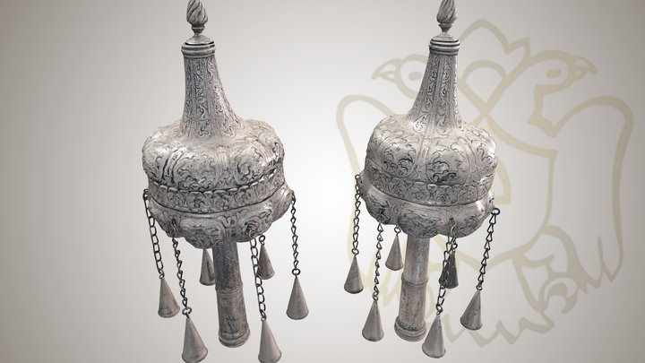 Rimonim 3D Model