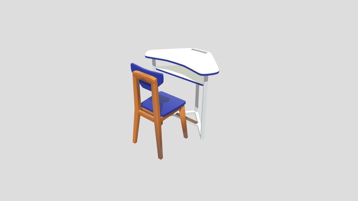 Modern Class Seat 3D Model