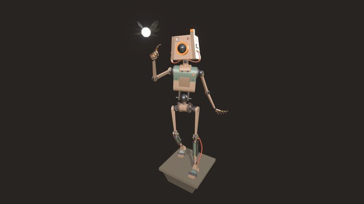 A Curious Robot 3D Model