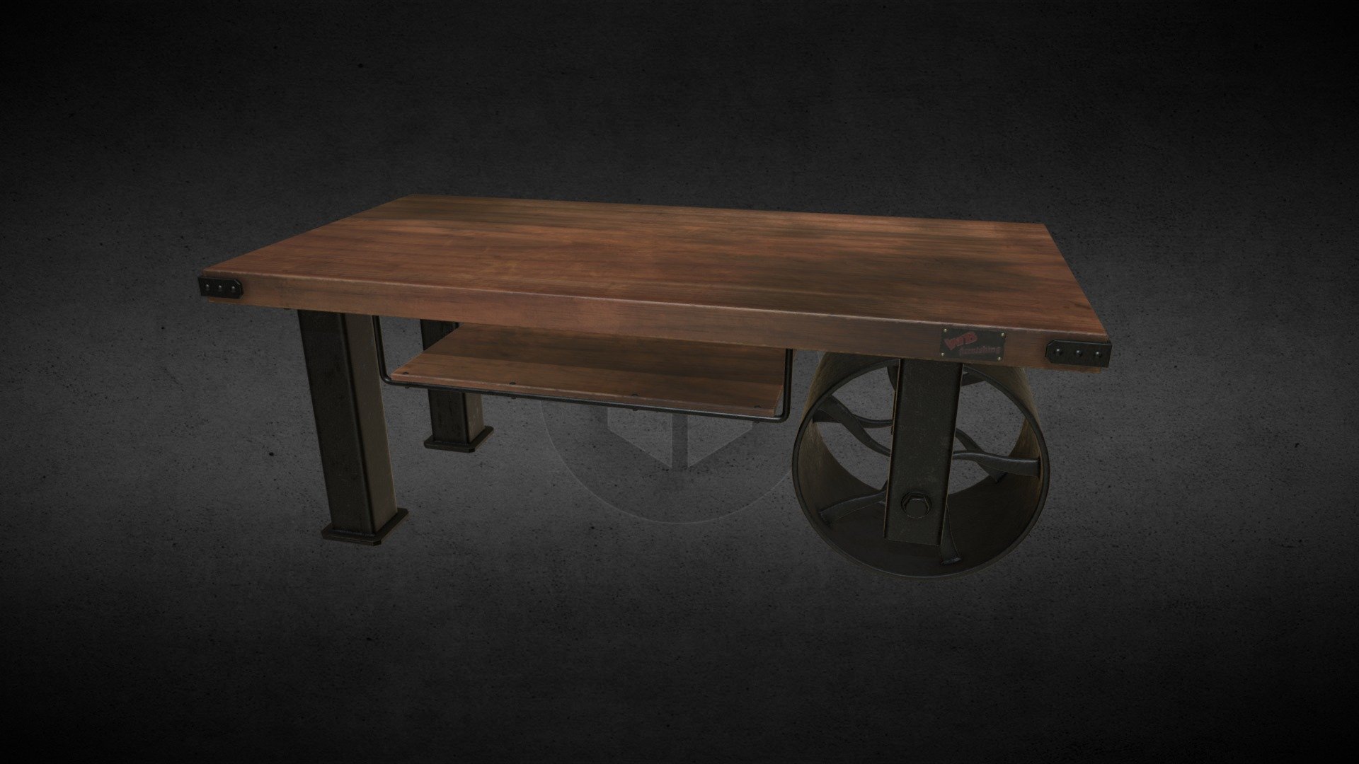 Coffee Table (Industrial Style)