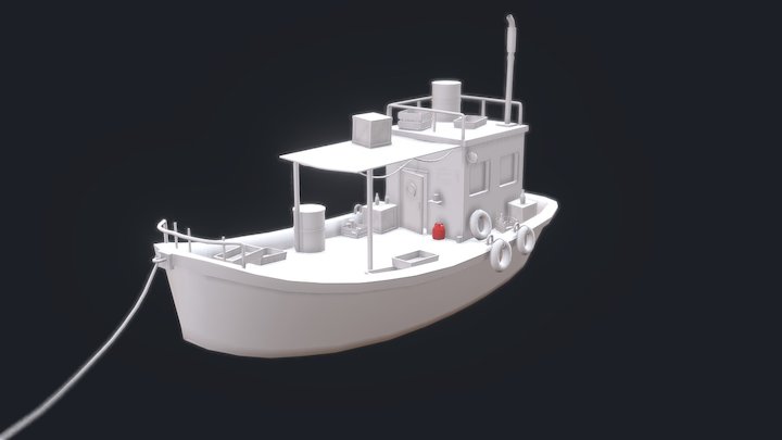 Fisherman Boat W.I.P 3D Model