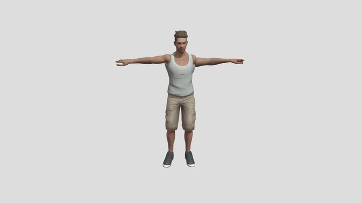 freefire-new-tpose-adam-model-by-BOSS SHIVRAJ 3D Model
