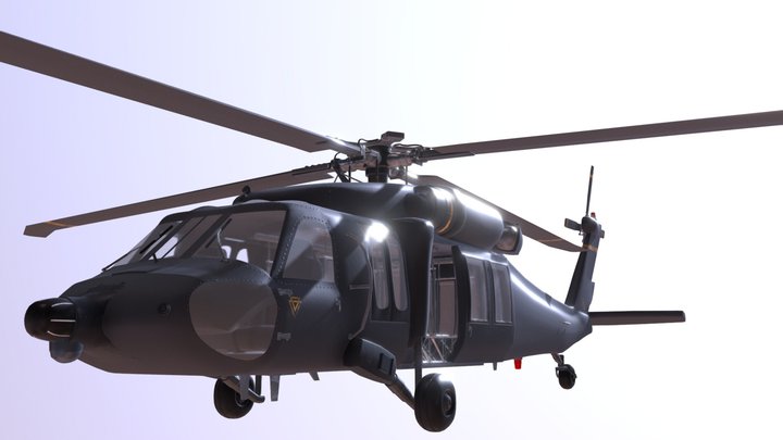 Black hawk 3D Model