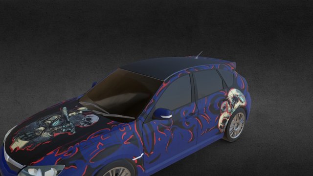 Subaru Impreza WRX STI 3D Model