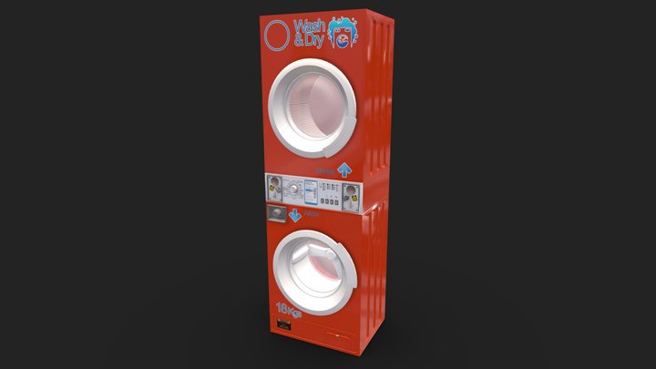 Laundromat Column – Free 3D Model STL