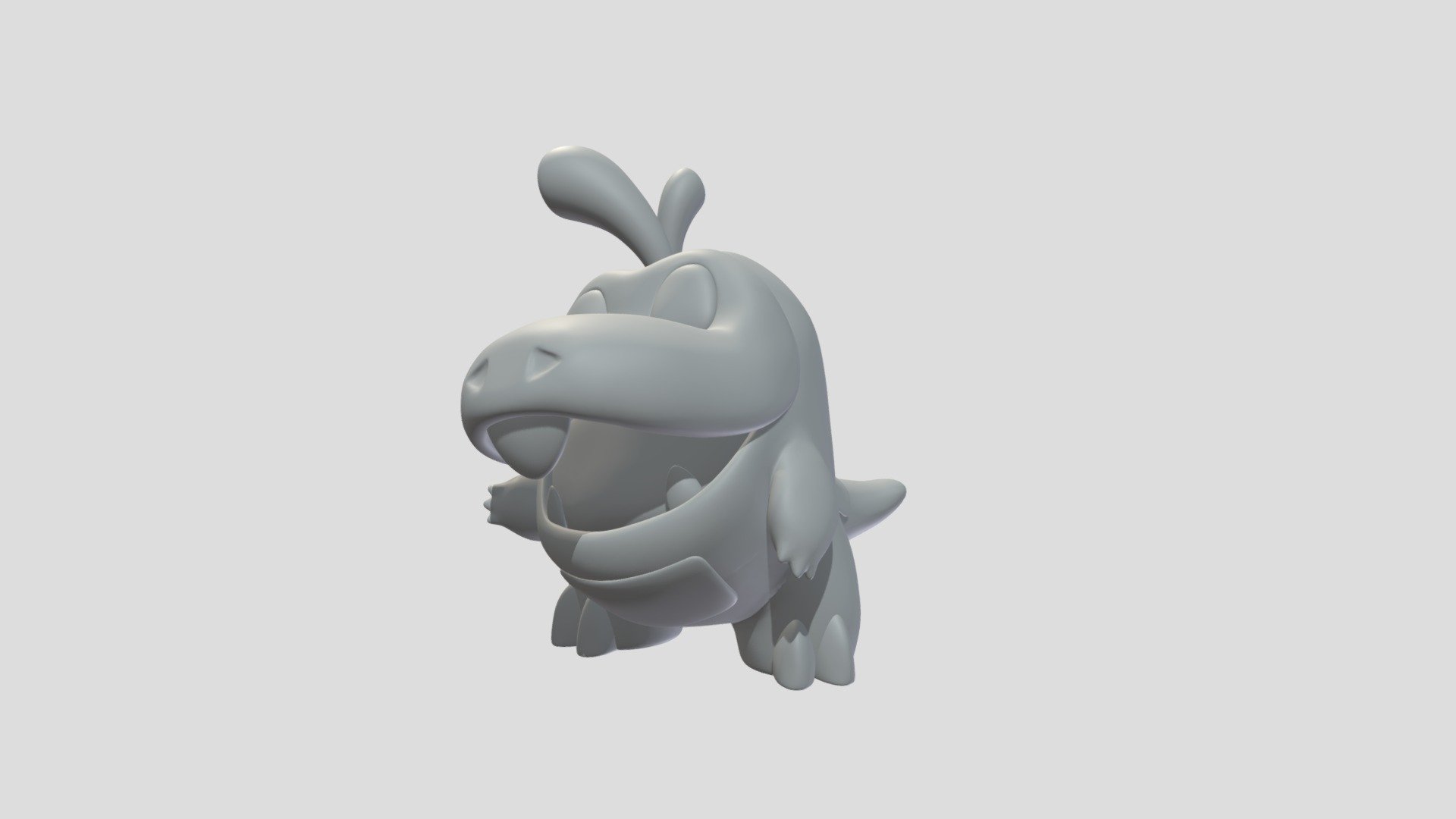 Fuecoco - Download Free 3D model by Storm Jakobs (@massacrahamster