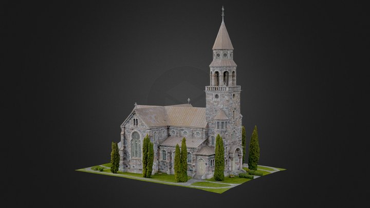 Roman Catholic Church 3D Model