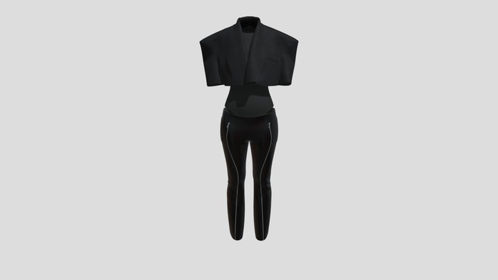 Cut Blazer 3D Model