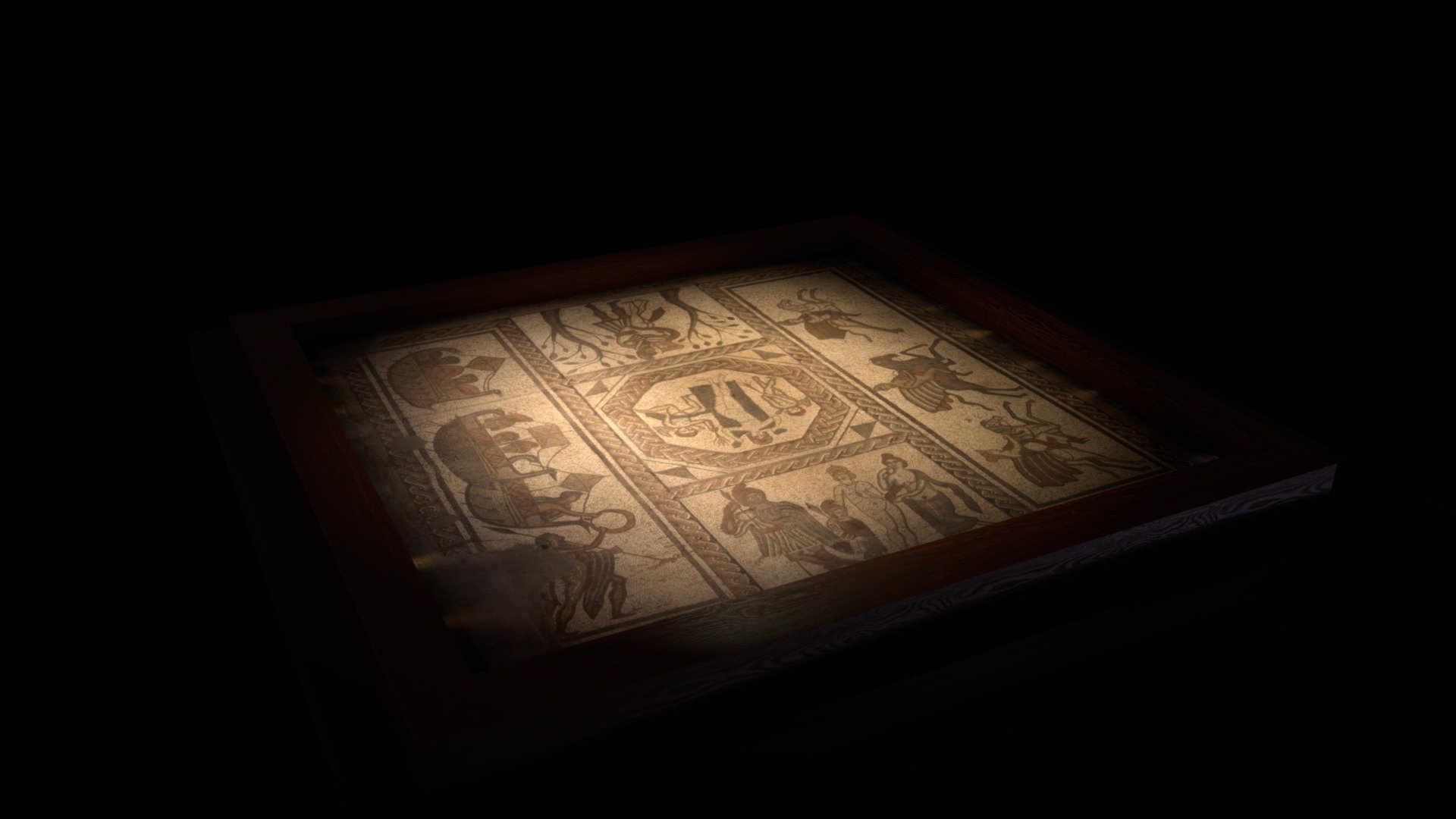 A random mosaic, acquired from l-space