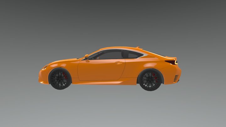 Lexus RC 3D Model