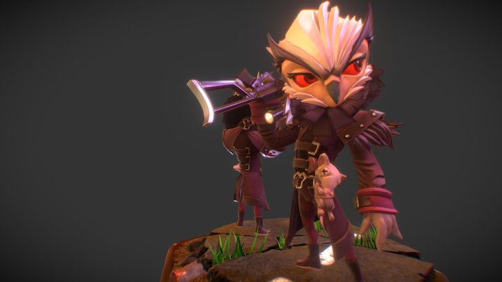 Owl_Sniper 3D Model