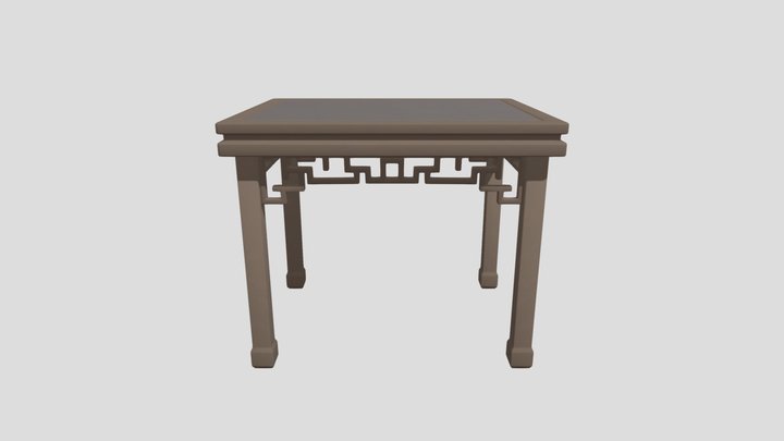Chinese-style Table 3D Model