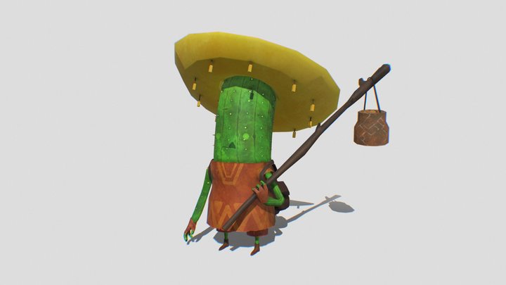 Merchant LowPoly : Sabara 3D Model