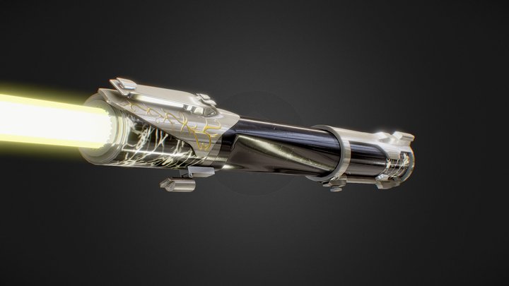 Arcann's Lightsaber 3D Model