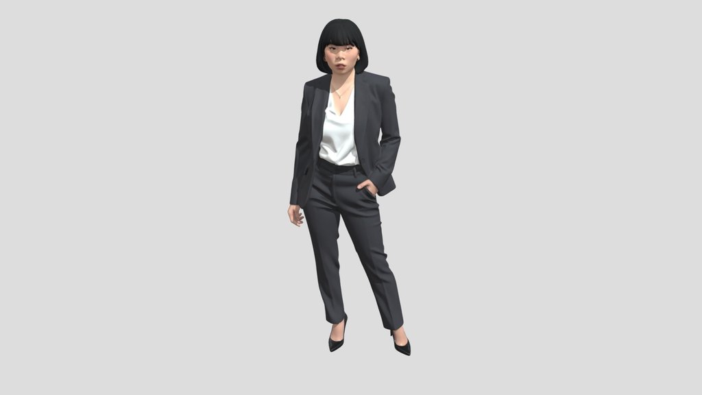 Executive in a Gray Suit