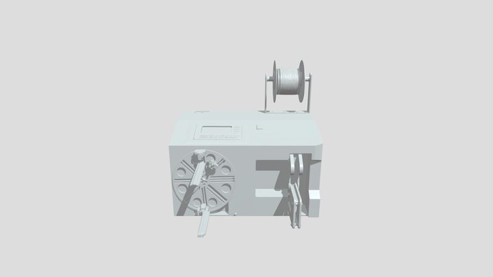 Electronic wire winding machine 3D Model